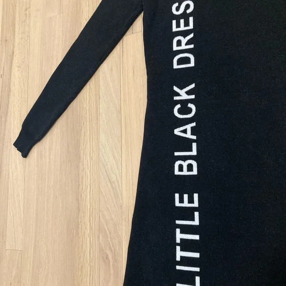 OFF-WHITE 🖤 “LITTLE BLACK DRESS” Sweater Mini Dress